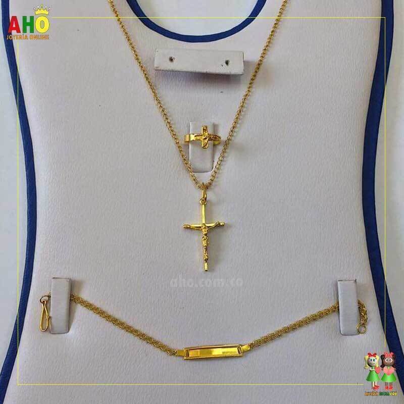 Aderezo Niños Oro Chocoano Oro18k