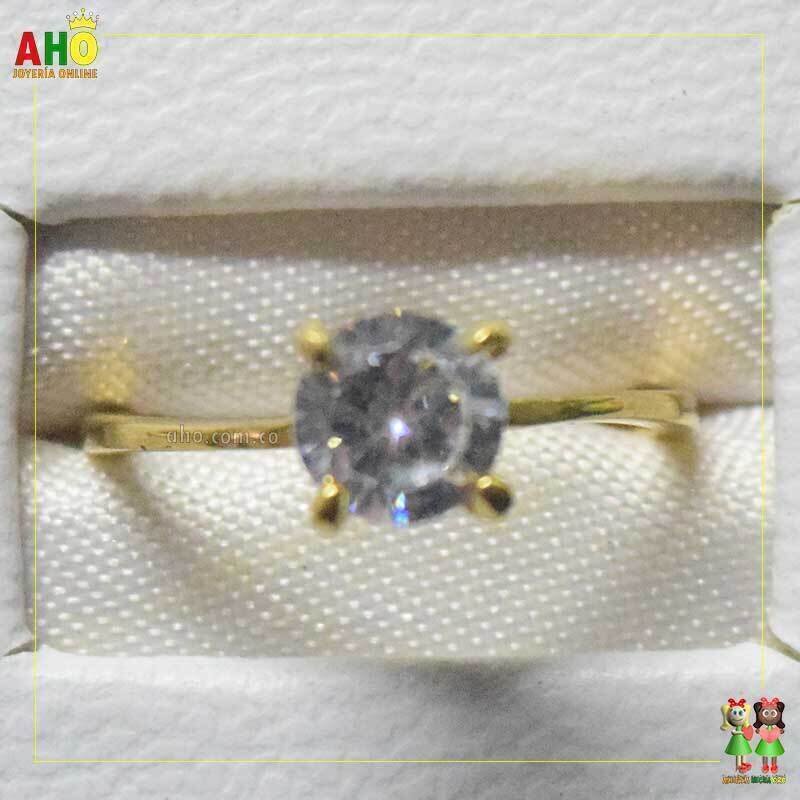 Anillo Mujer Compromiso Oro18k