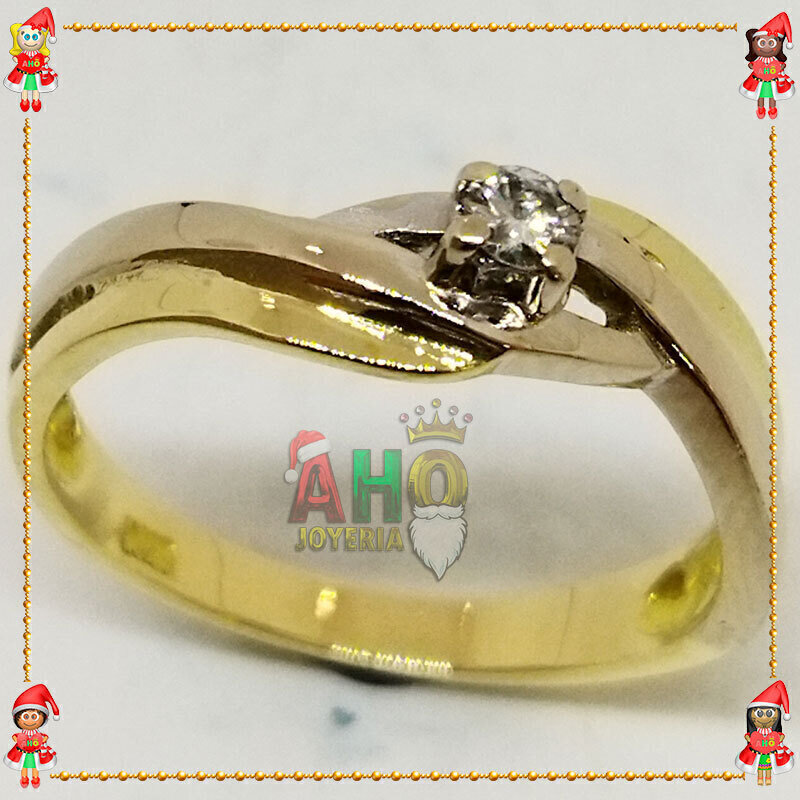 Anillo Compromiso Oro18k