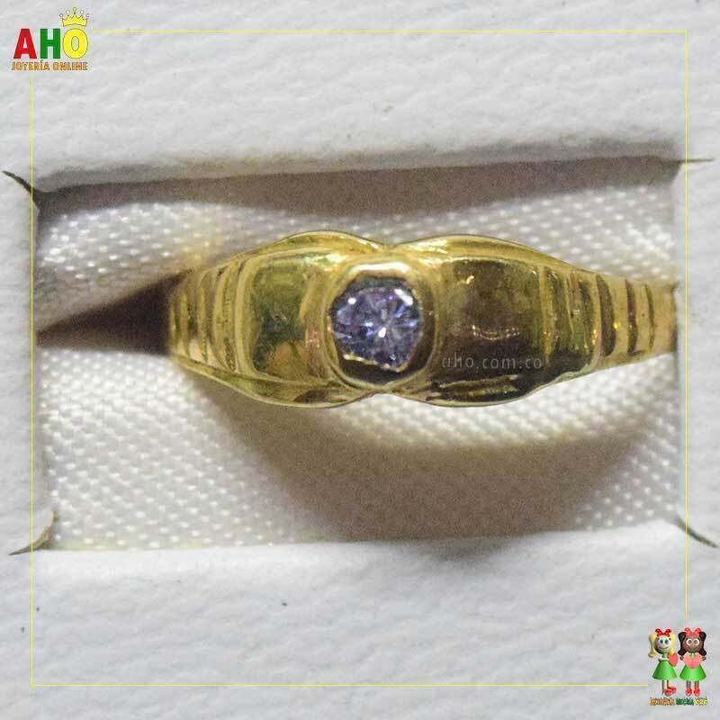 Anillo Compromiso Oro18k