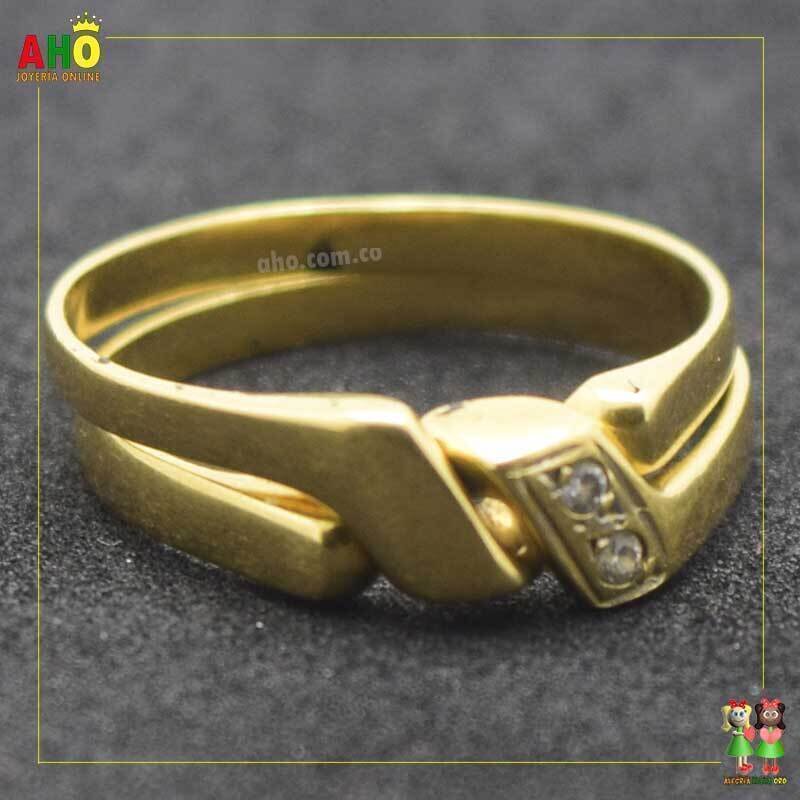 Anillo Compromiso Oro18k