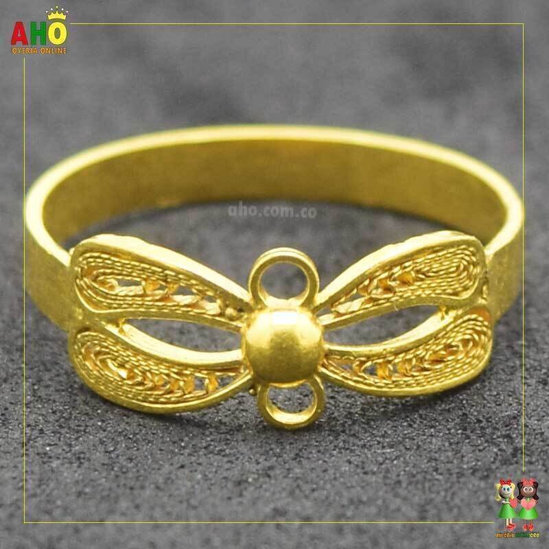 Anillo Filigrana Arte Chocoano Oro18k