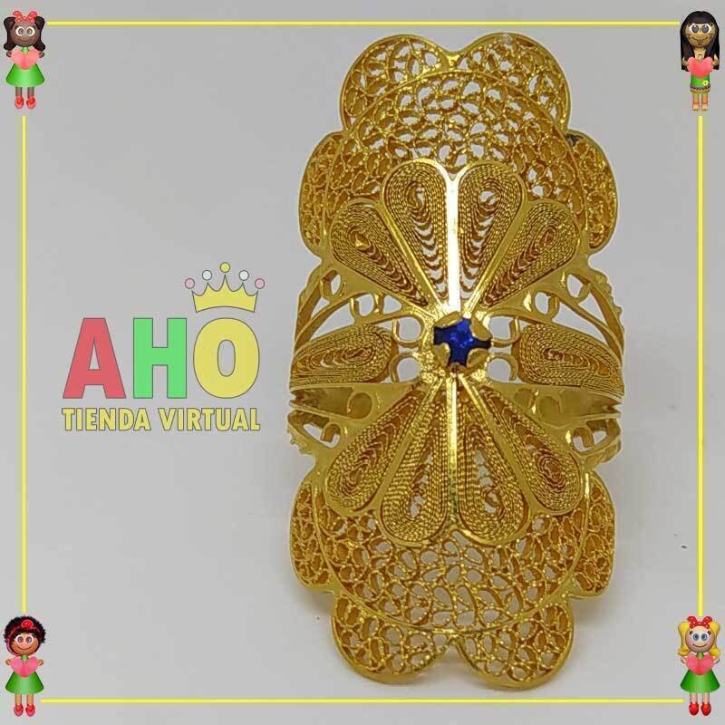 Anillo Filigrana Arte Chocoano Oro18k