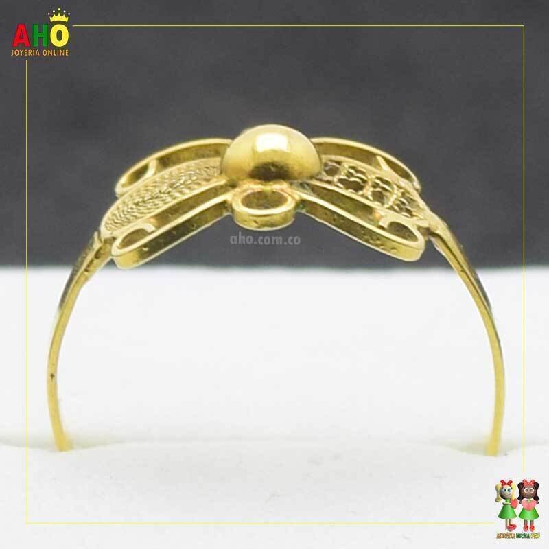 Anillo Filigrana Arte Chocoano Oro18k