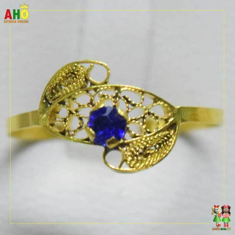 Anillo Filigrana Arte Chocoano Oro18k