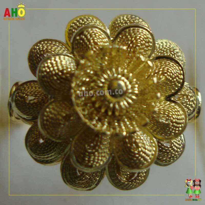 Anillo Filigrana Arte Chocoano Oro18k