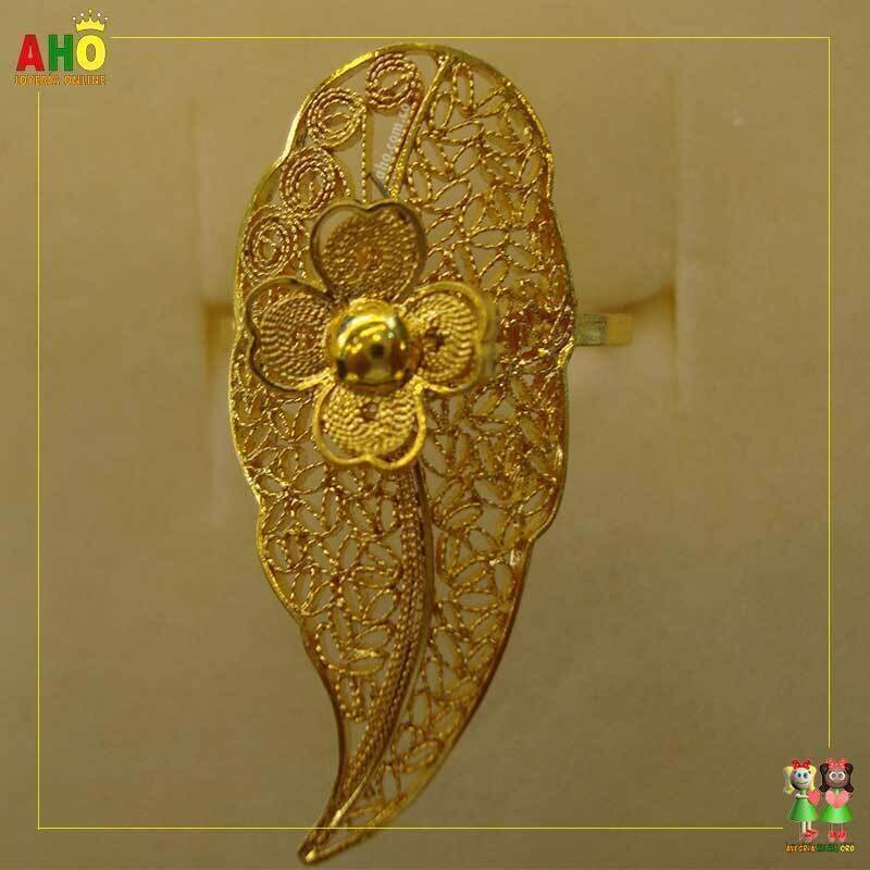 Anillo Filigrana Arte Chocoano Oro18k