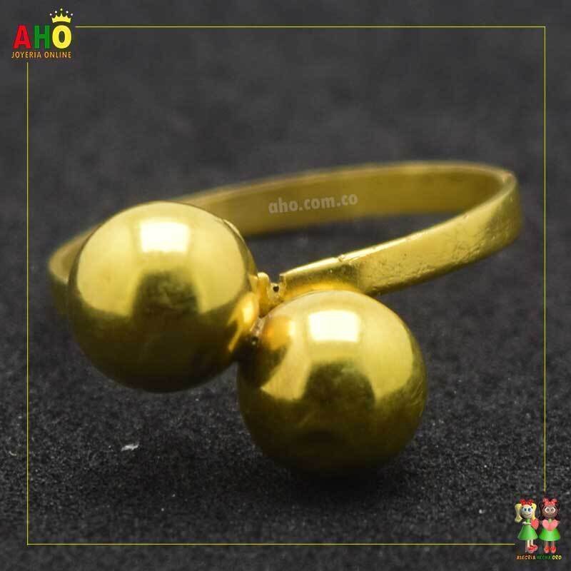 Anillo Tu y Yo Arte Chocoano Oro18k