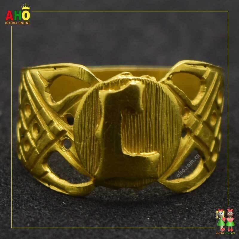 Anillo Letra Oro18k