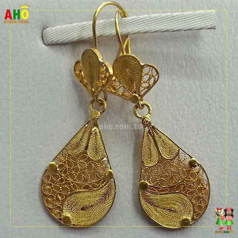 Aretes Filigrana Arte Chocoano Oro18k