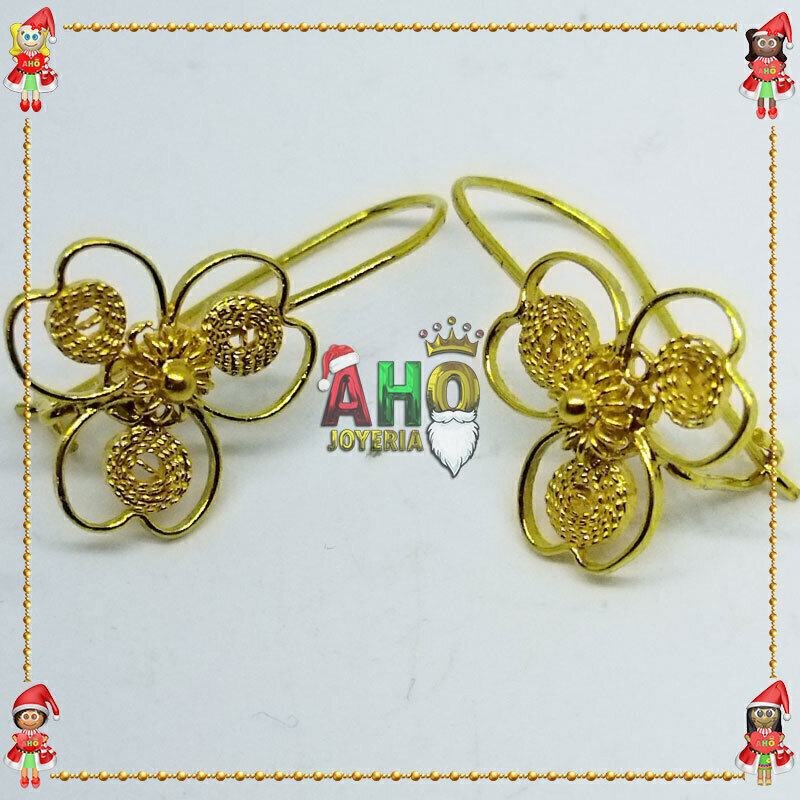 Aretes Filigrana Arte Chocoano Oro18k