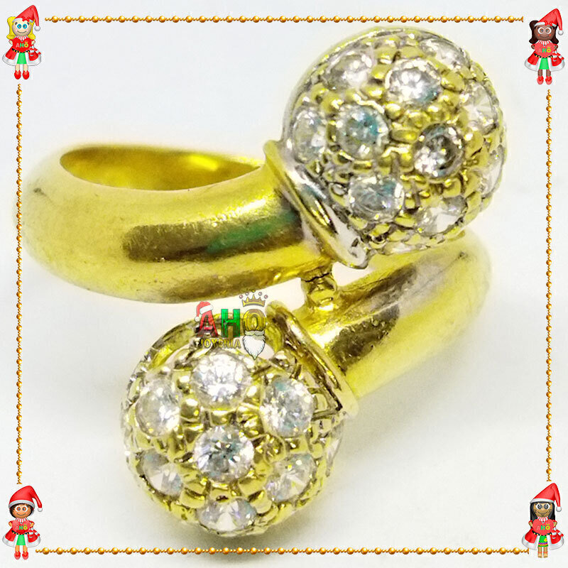 Anillo Tu y Yo Oro18k