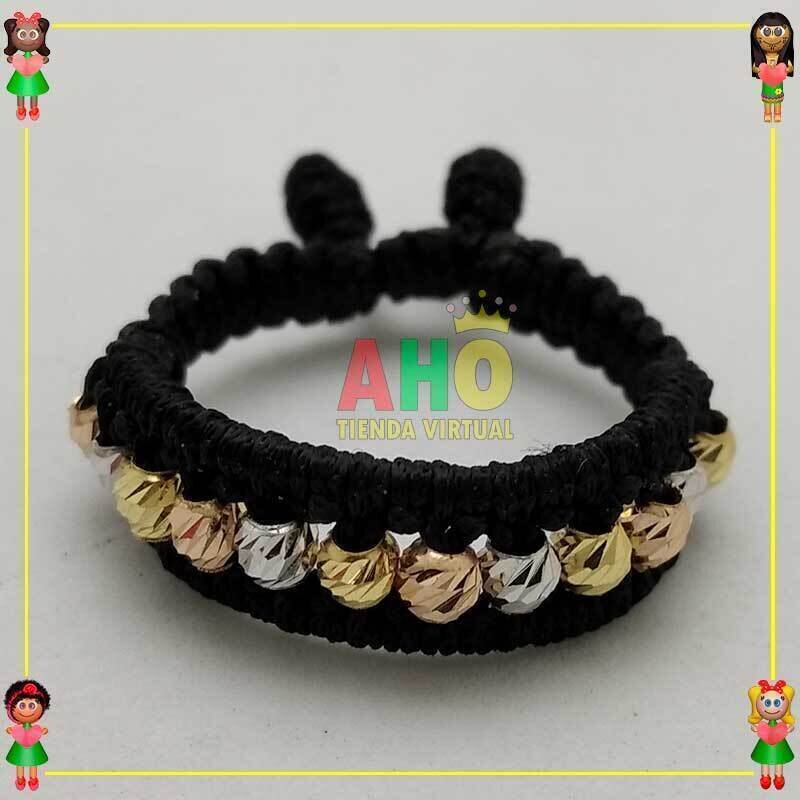 Anillo Tejido Macrame Oro18k