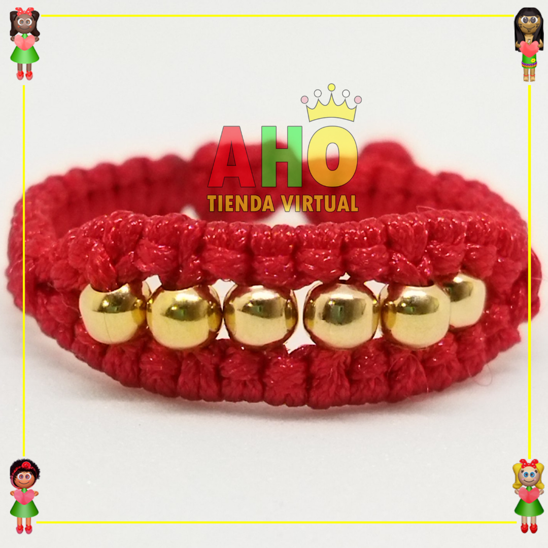 Anillo Tejido Macrame Oro18k