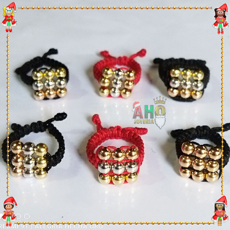 Anillo Tejido Macrame Oro18k