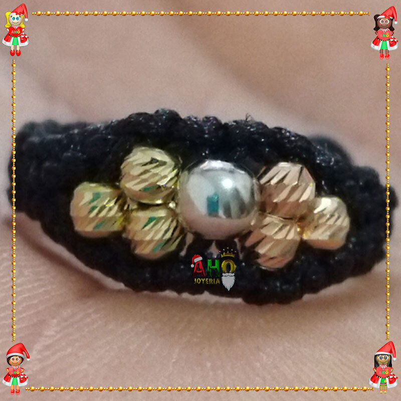 Anillo Tejido Macrame Oro18k
