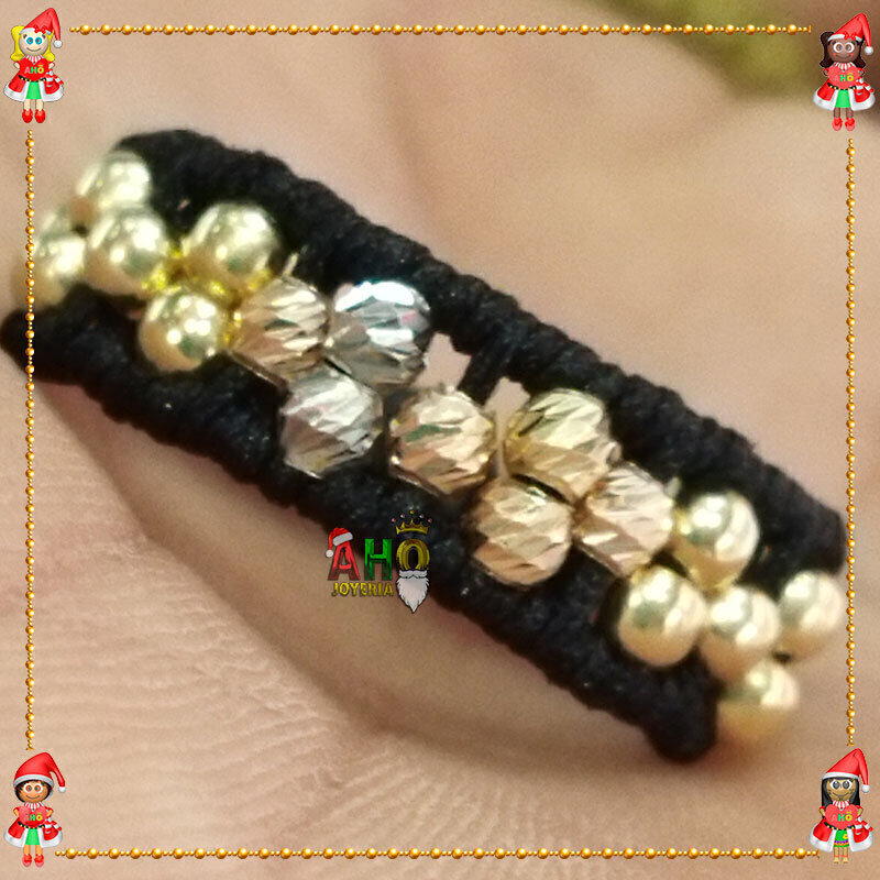 Anillo Tejido Macrame Oro18k
