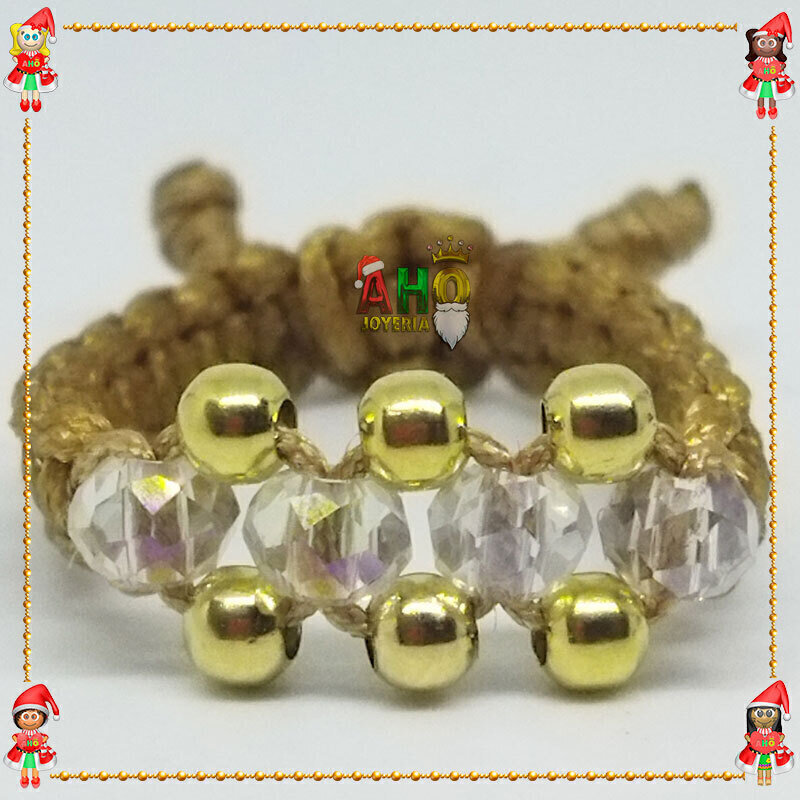 Anillo Tejido Macrame Oro18k