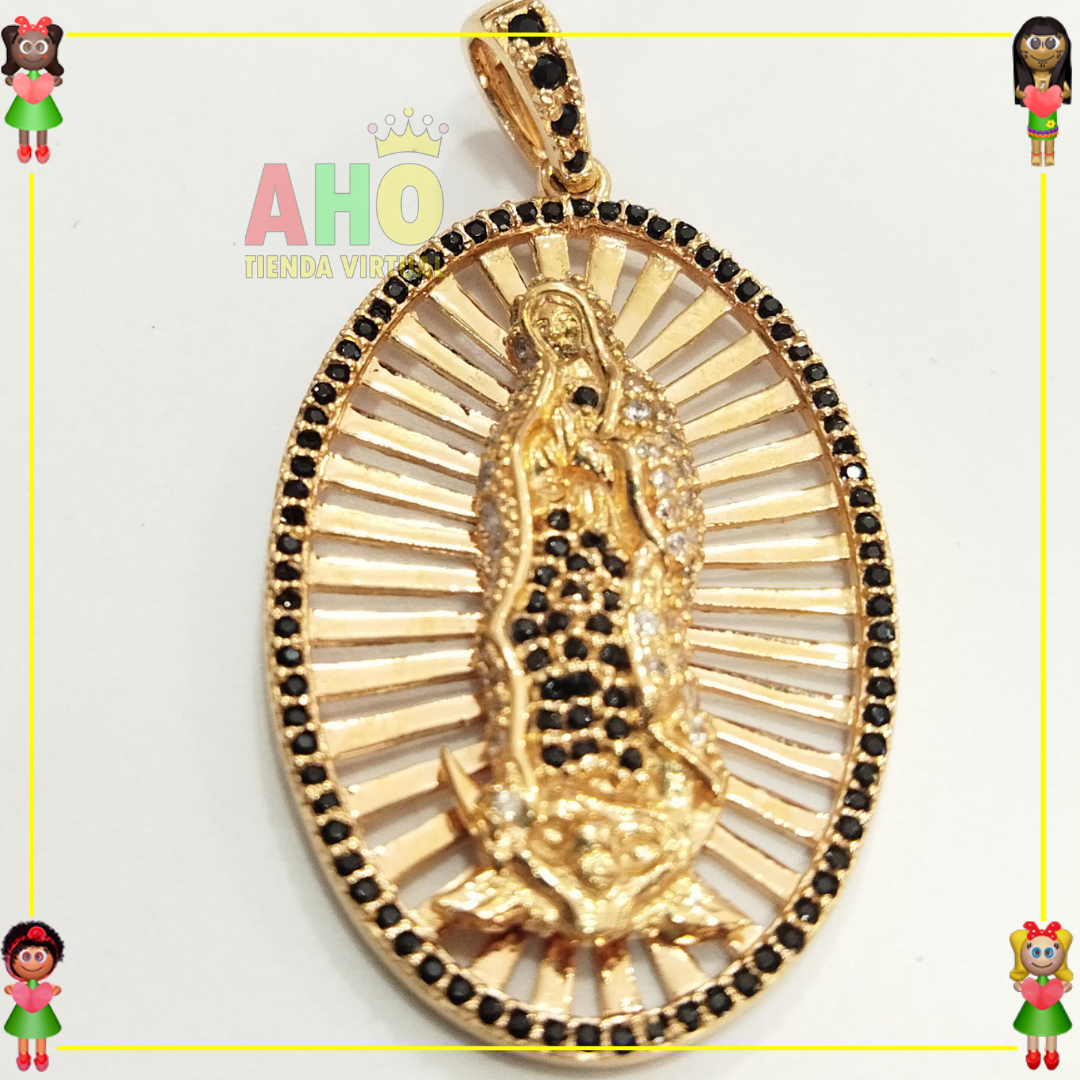 Dije Virgen Guadalupe Oro18k