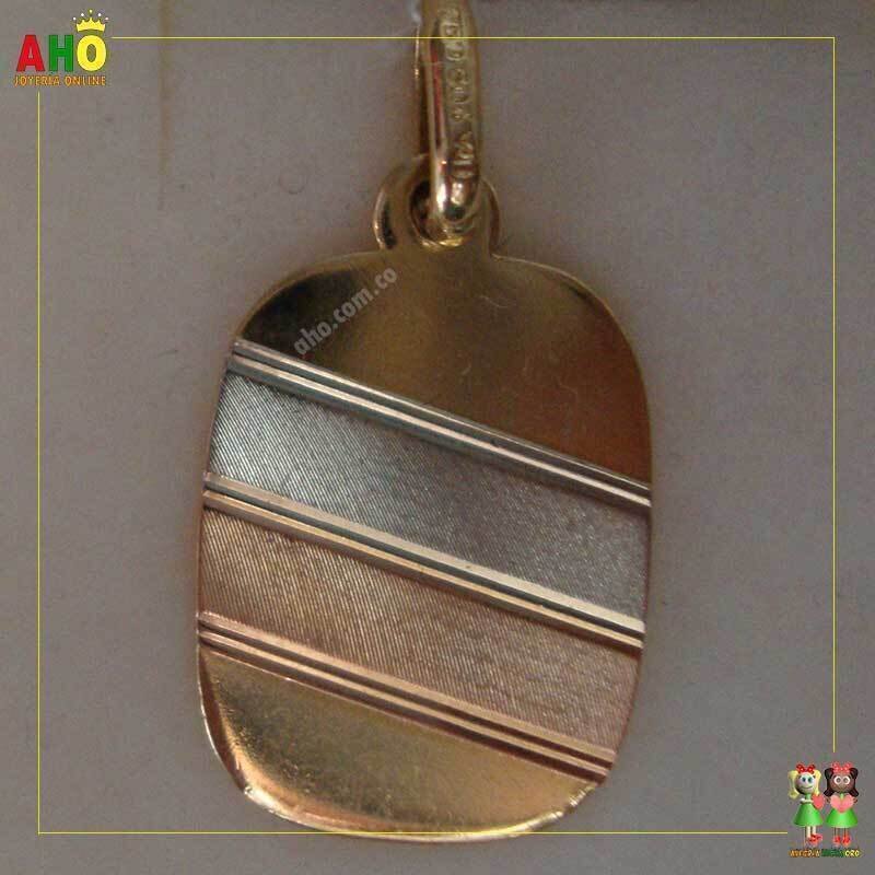 Dije placa Oro18k