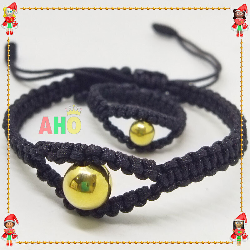 Pulsera y Anillo Macrame Oro18k