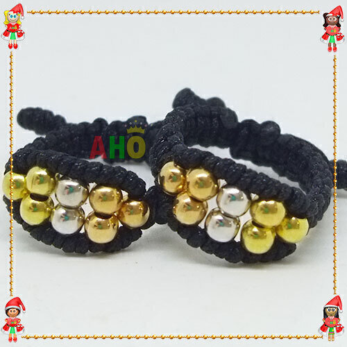 Anillos Pareja Macrame Oro18k