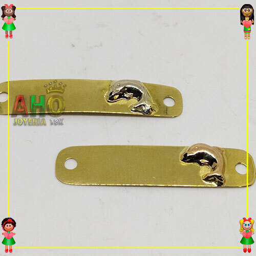 Dije Placa Oro18K