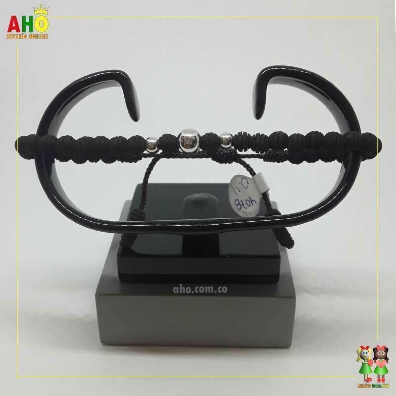 Pulsera Tejida Macrame Oro18k