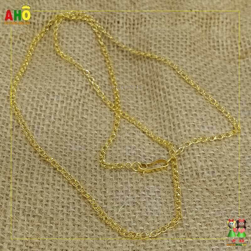 Cadena tejido Chino para Hombre Oro18K