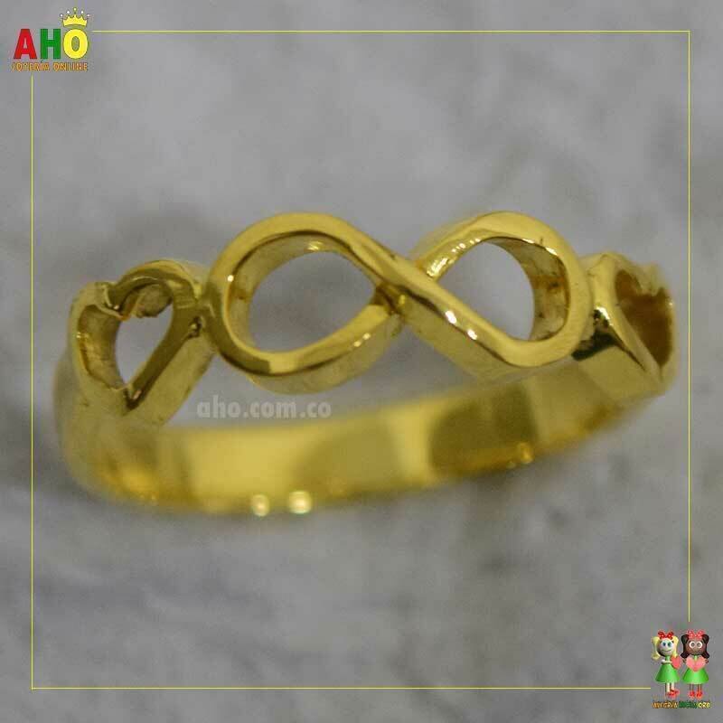 Anillo Infinito para Mujer Oro18k