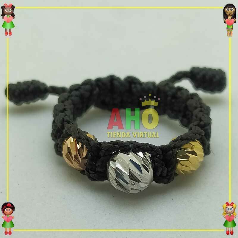 Anillo Tejido Macrame Oro18k