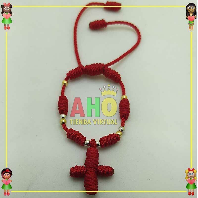 Pulsera Tejida Macrame Oro18k
