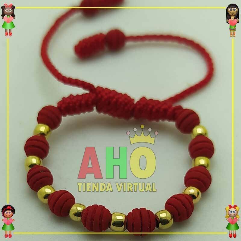 Pulsera Tejida Macrame Oro18k