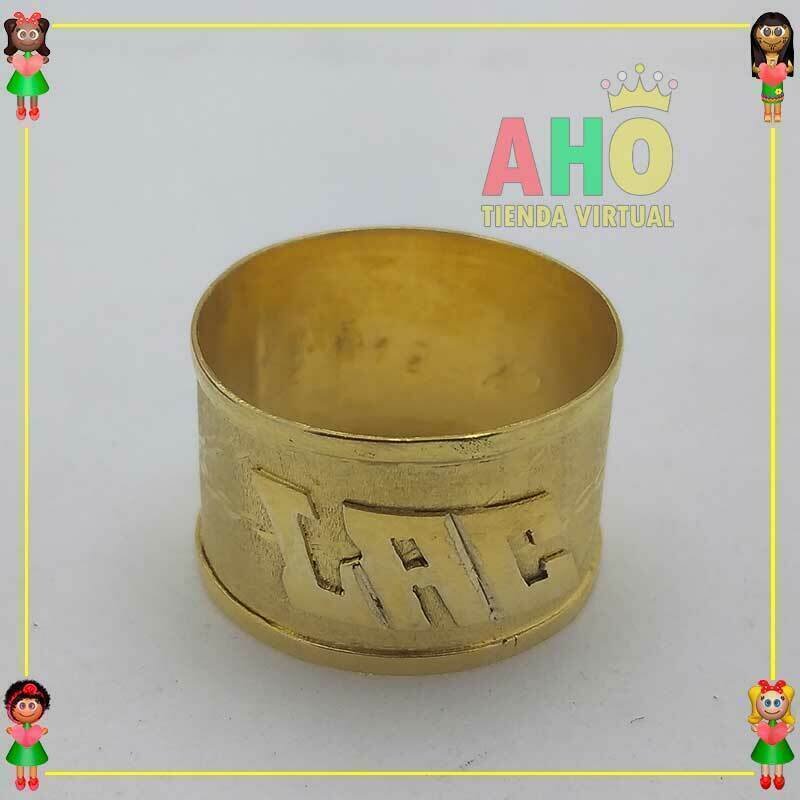 Anillo Tubo en Oro Chocoano Oro18k