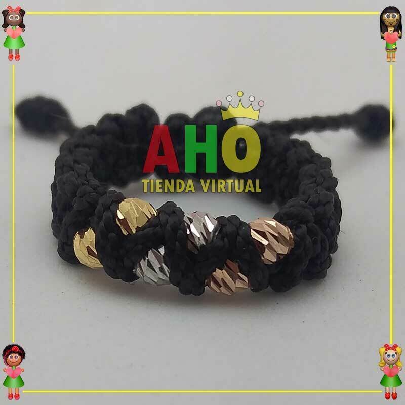 Anillo Tejido Macrame Oro18k