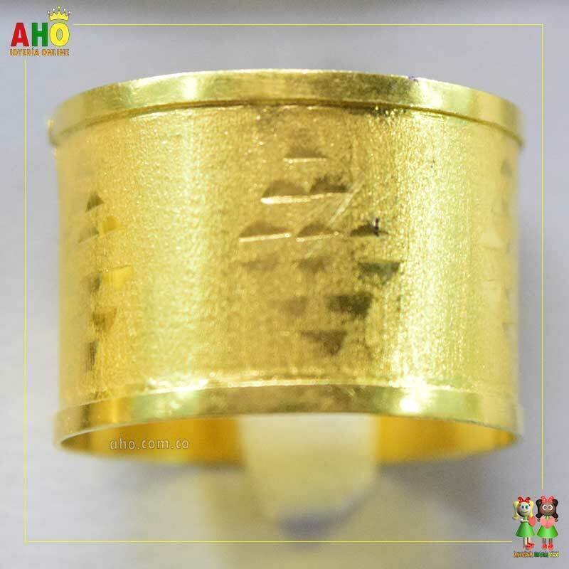 Anillo Tubo en Oro Chocoano Oro18k