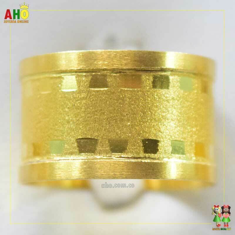 Anillo Tubo en Oro Chocoano Oro18k