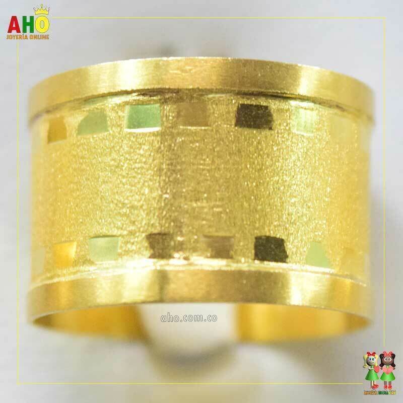Anillo Tubo en Oro Chocoano Oro18k