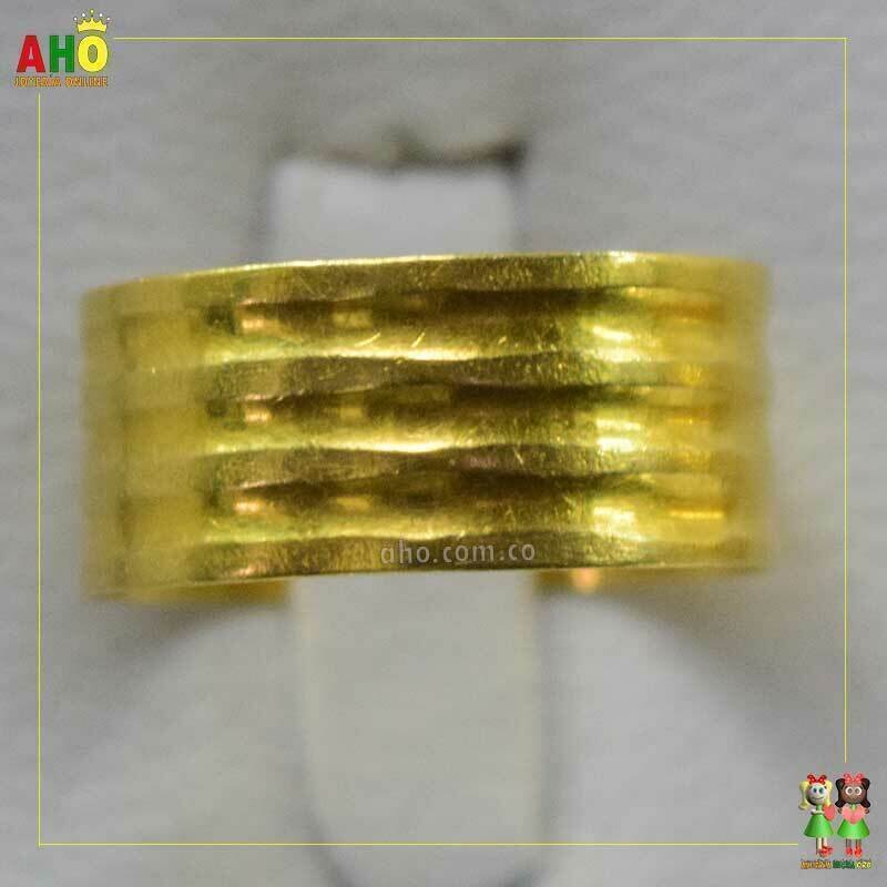Argolla Ondulada Oro18K