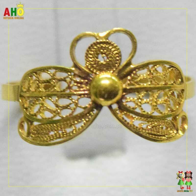 Anillo Filigrana Arte Chocoano Oro18k
