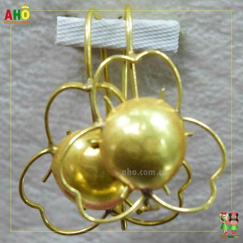 Aretes Filigrana Arte Chocoano Oro18k