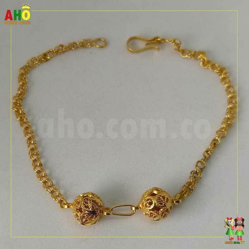 Pulsera Bola Oro18k