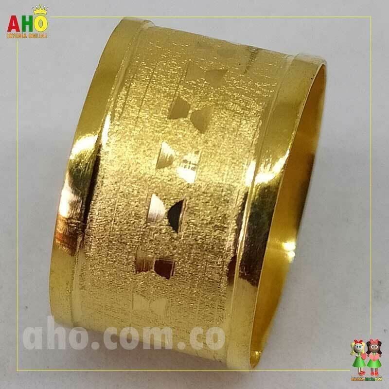 Anillo Tubo en Oro Chocoano Oro18k