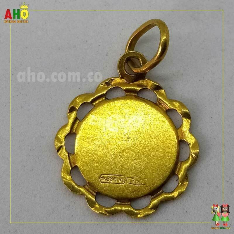 Dije Placa sol Oro18k