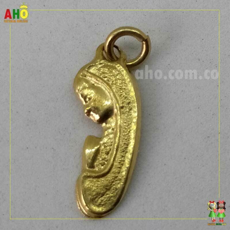 Dije Virgen Maria Oro18k