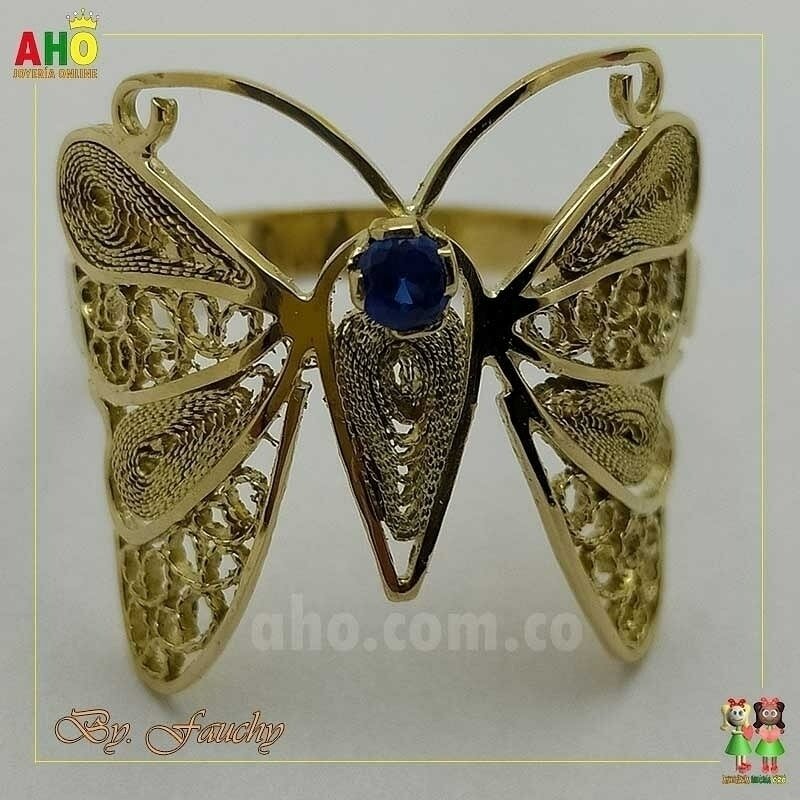 Anillo Fauchy Mariposa Oro18k