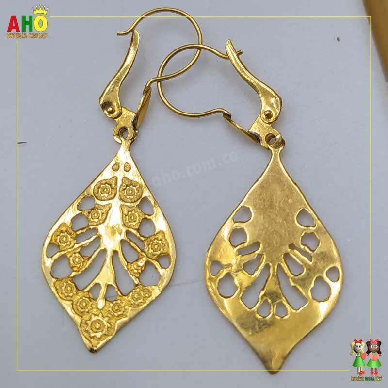 Aretes Trevol Oro18k
