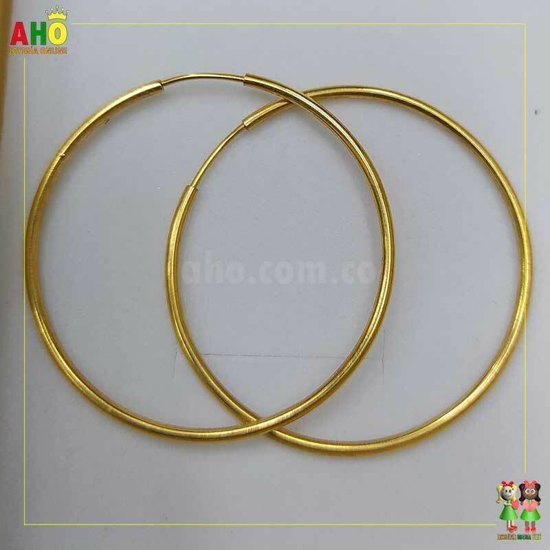 Candongas lisas Oro18K