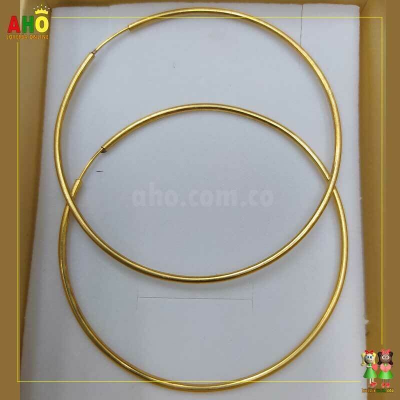 Candongas lisas Oro18K