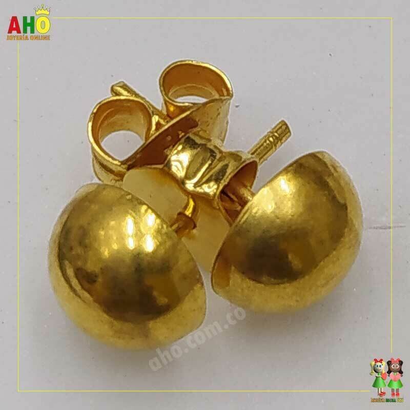 Topos media bola Oro18k